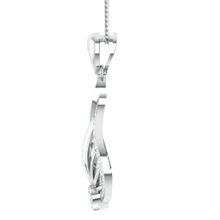 Lila Round Diamond Office Wear Pendant